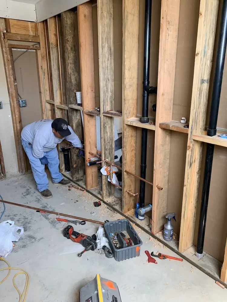 Commercial rough-in plumbing for Gas Line Repair in Downtown Dallas